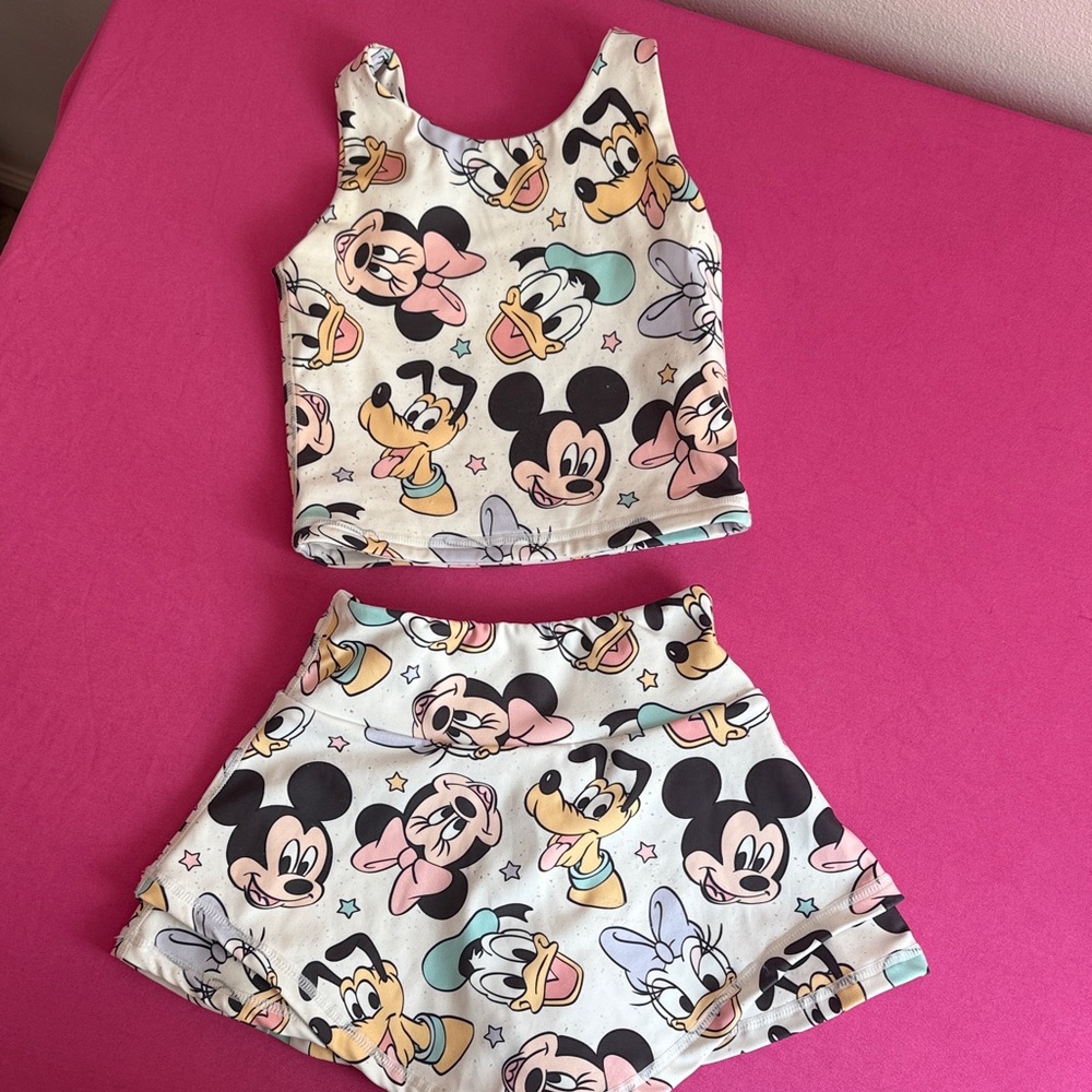 Made by Molly Disney athletic set 4t